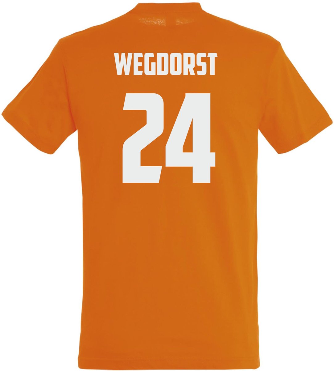 T-shirt Wegdorst 24 | oranje koningsdag kleding | oranje t-shirt | Oranje | maat 3XL